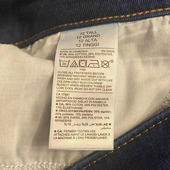 OLD NAVY Higher High-Rise Rockstar Super Skinny Jeans Women’s Size 12 Tall - Picture 7 of 7